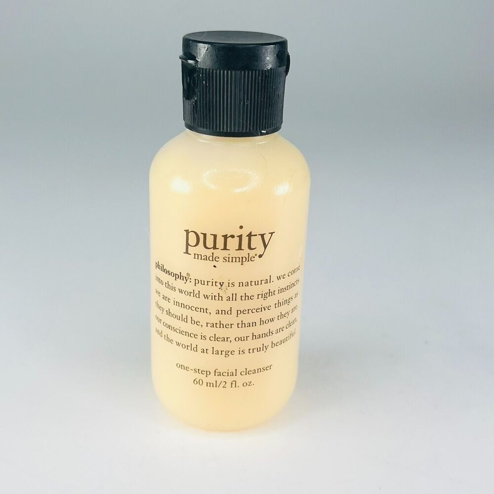 Philosophy Purity Made Simple Facial Cleanser Face Wash Travel 2 fl oz 60ml New